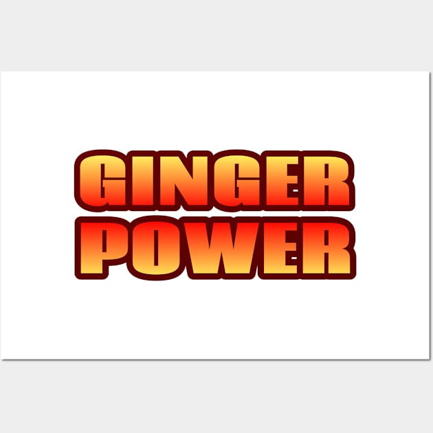 Ginger Power Wall Art by Josey Miles' Leftorium